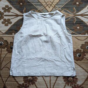 100% Linen Shell Tank